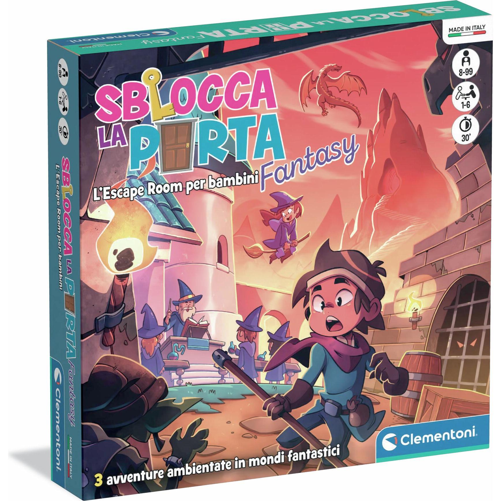 Clementoni Multicolore Sblocca La Porta Fantasy