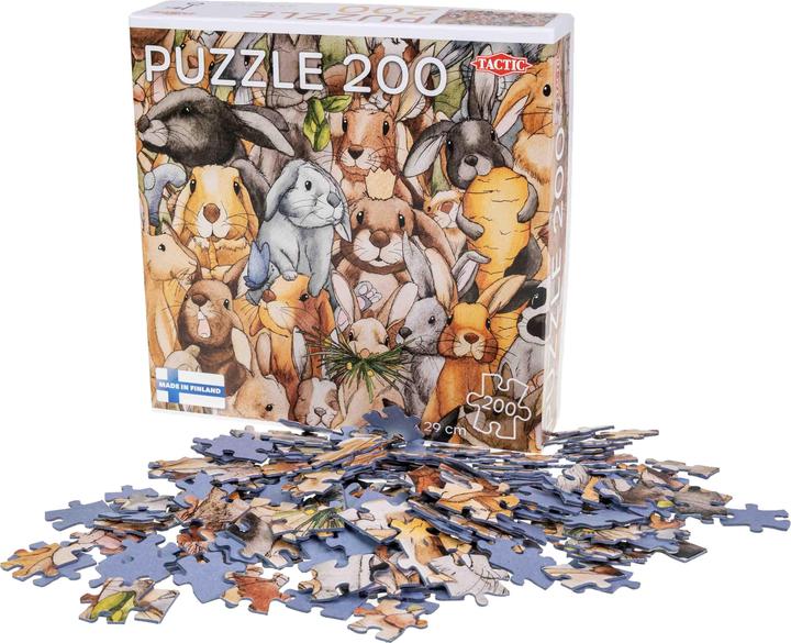 Image du produit Tactic Puzzle Lapins, 200 pièces. (200 pièces)