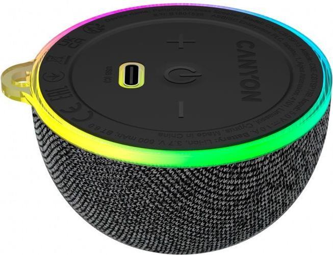 Actual product image Canyon Bluetooth speakers Magnetic BT speaker OnMove 13 5W Black (3 h)