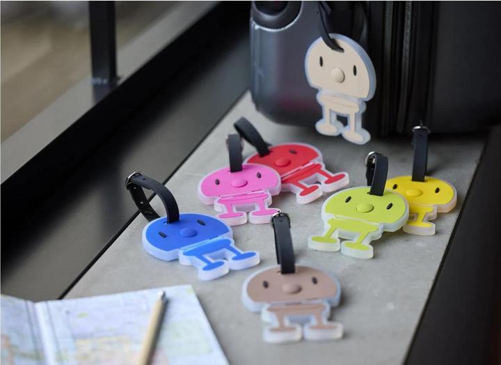 Produktbild Hoptimist Kofferlabel Beige/Schwarz (Schlösser & Anhänger)