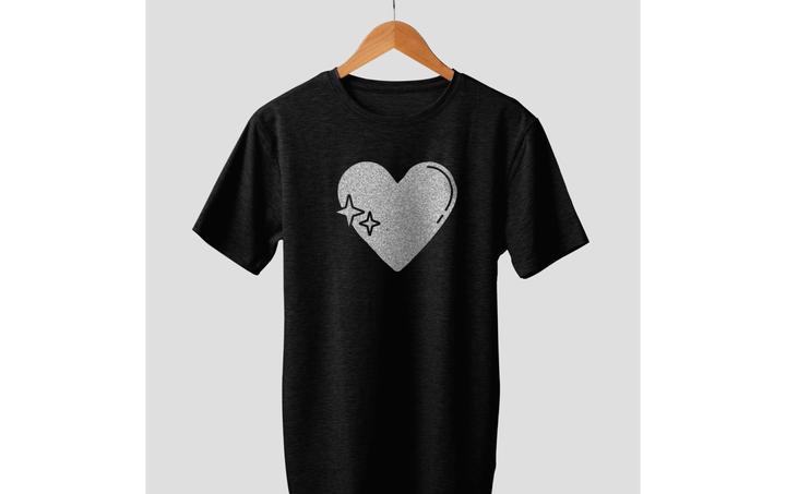 Produktbild Cricut Aufbügelfolie Smart Iron-On 21 x 48 cm, Silber Glitzer