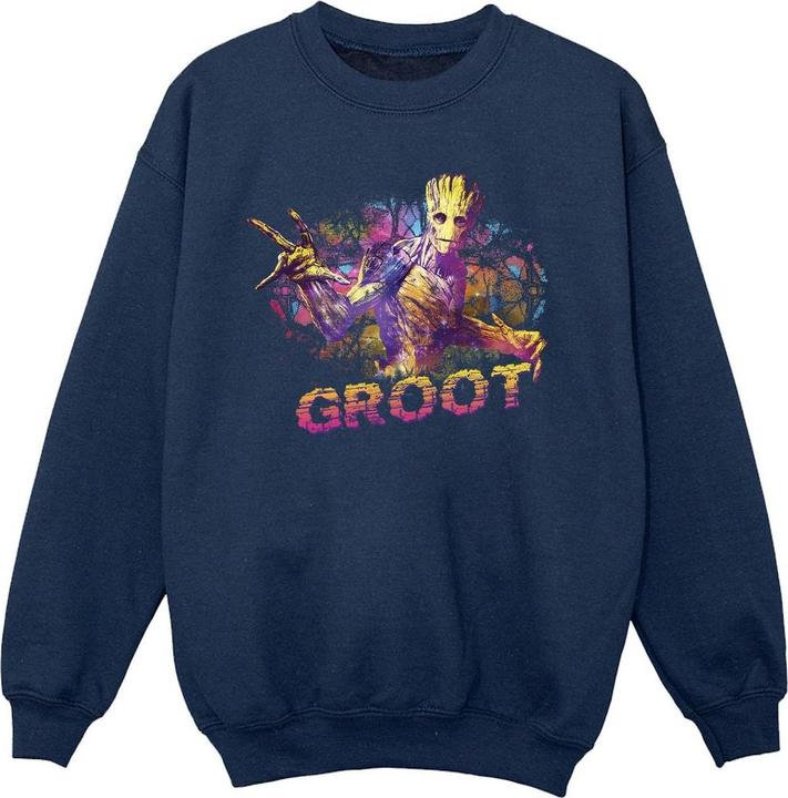 Produktbild Guardians Of The Galaxy Abstract Groot Sweatshirt Mädchen (152, 158)