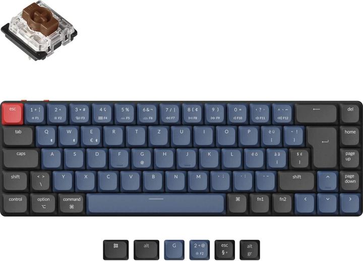 Produktbild Keychron K7 Pro (CH, Kabelgebunden, Kabellos)