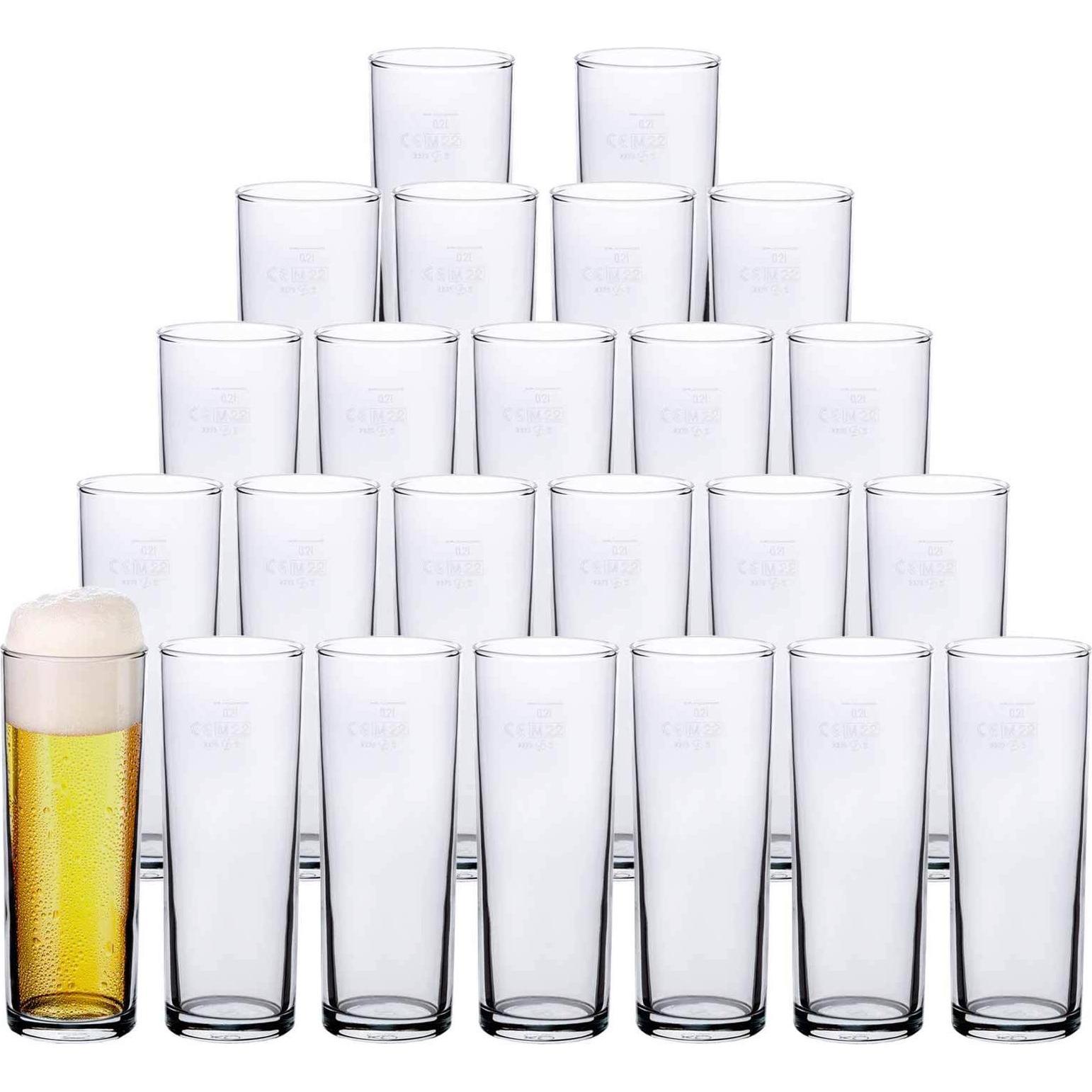 Bormioli Rocco, Biergläser, Kölschgläser geeicht (0.24 l, 24 x)