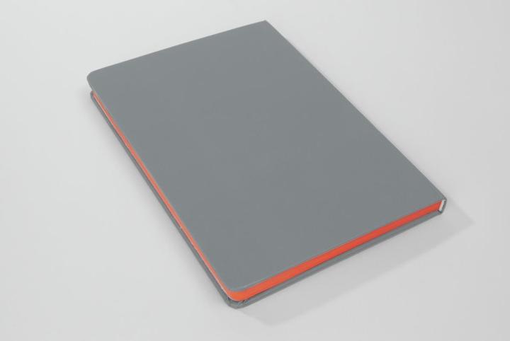 Immagine prodotto Sigel Notizbuch A5 Linescape hellgrau/orange (A5, Quadretti, Copertina rigida)