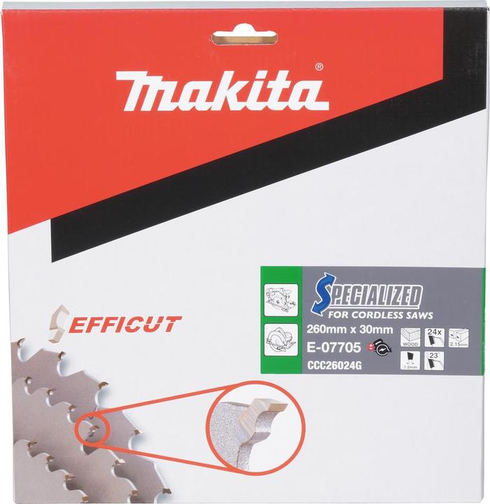 Produktbild Makita EFFICUT Sägeblatt E-07705