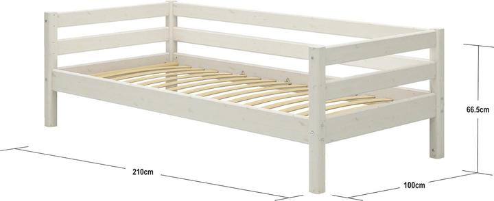 Actual product image Flexa Classic bed with back railing (90 x 200 cm)