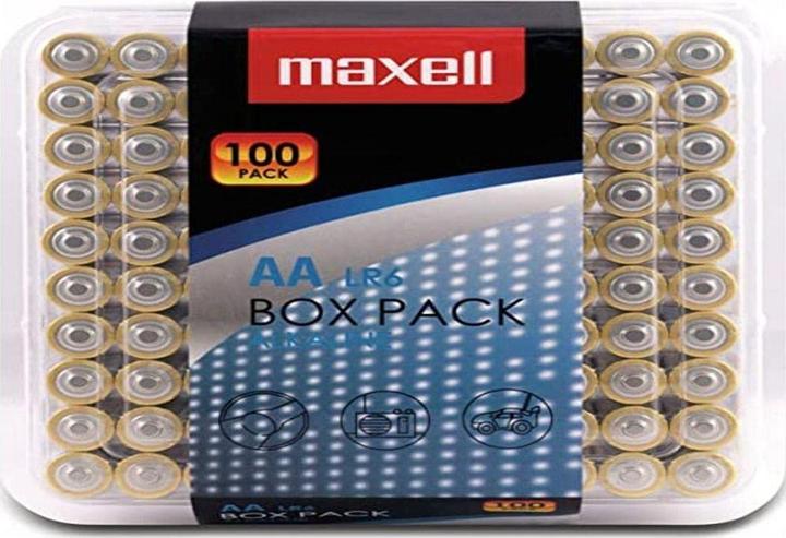 Produktbild Maxell LR6 AA Box (100 Stk., AA / LR6 / LR06 / Mignon / R6 / R14505, 2500 mAh)
