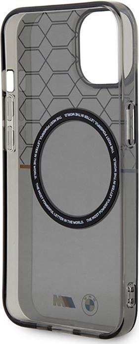 Image du produit BMW Étui BMHMP14MHGPK iPhone 14 Plus 6.7" szary/grey Motif MagSafe (Apple iPhone 14 Plus)