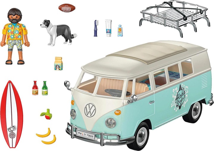 Actual product image Playmobil Volkswagen T1 Camping Bus - Special Edition (70826, Playmobil Volkswagen)
