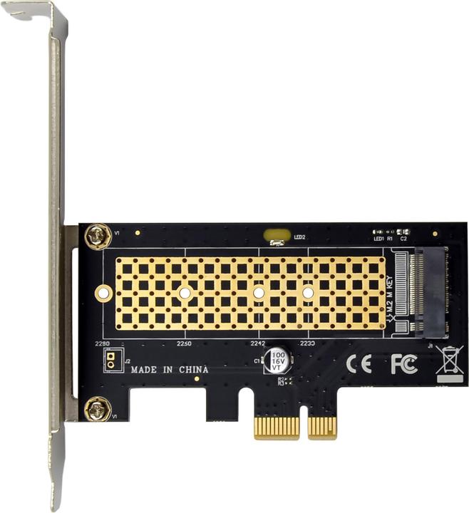 Actual product image InLine PCI Express Karte zu 1x intern NVMe M.2 Key M