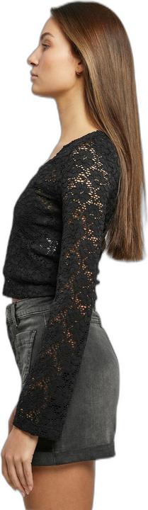 Immagine prodotto Urban Classics Camicia da donna in pizzo a maniche lunghe (M)