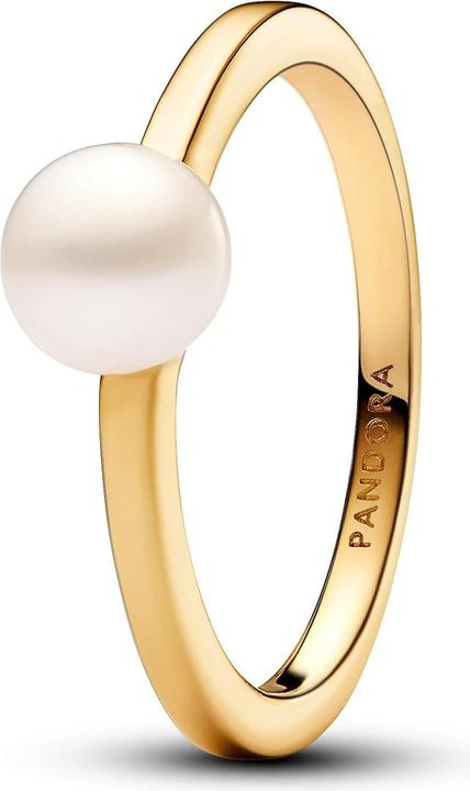 Produktbild Pandora Behandelte Süsswasserzuchtperle Ring (56, 925 Silber)