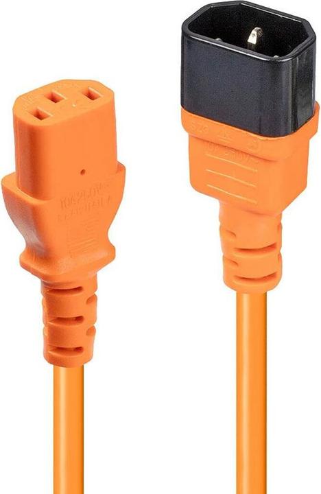 Image du produit Lindy Extension IEC 2m, orange (2 m)