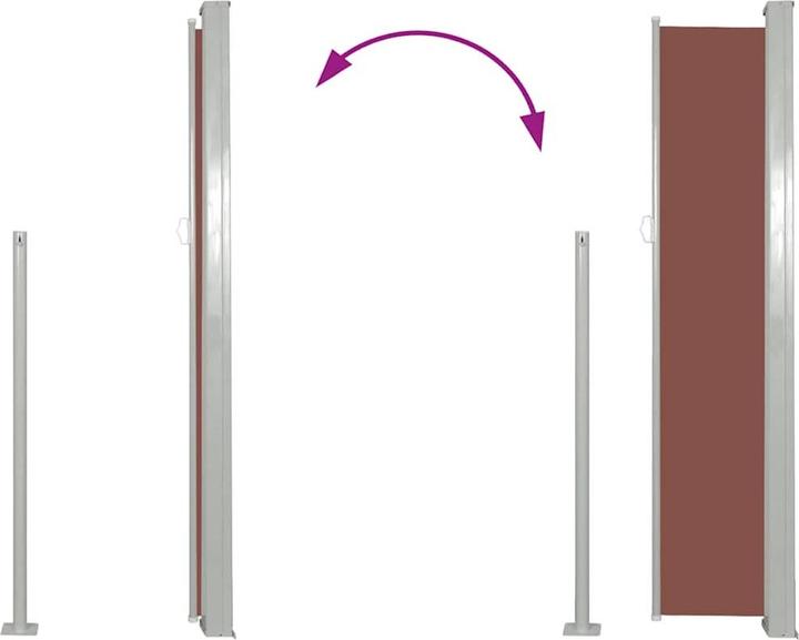 Produktbild vidaXL Balkon-Seitenmarkise (3 m)