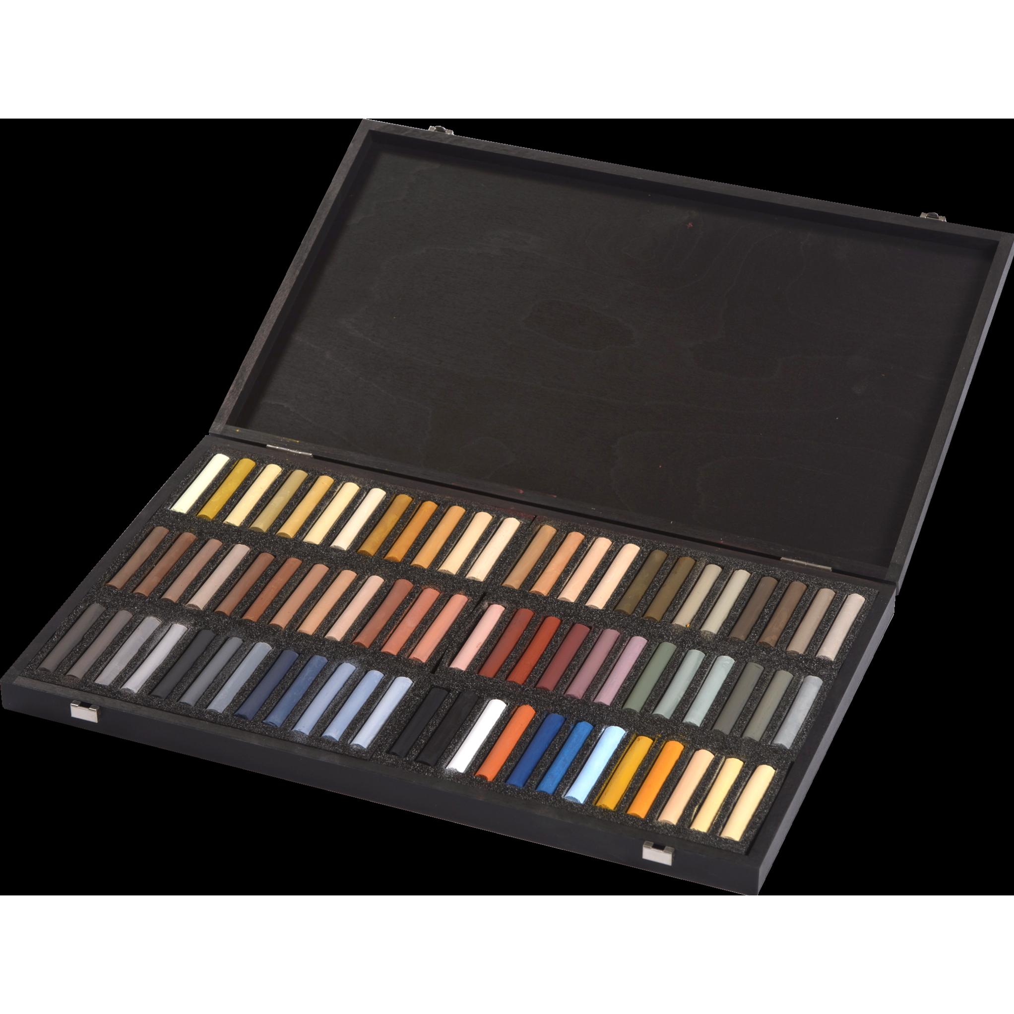 BlockX, Malstifte, Holzbox 72 Pastelle - Tiere (72 x)