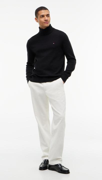 Actual product image Tommy Hilfiger Pima CTN Cashmere Pullover Roll Neck Black (XL)