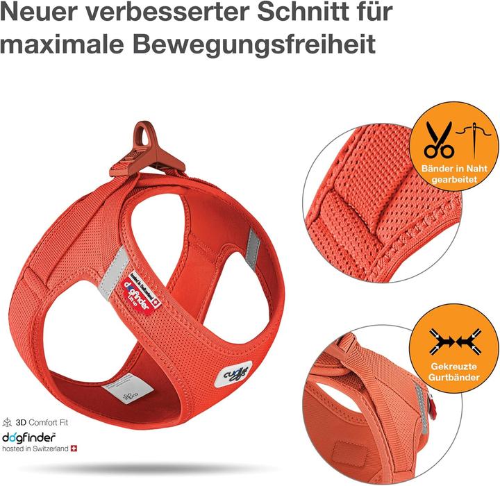 Produktbild Curli Geschirr Vest Air-Mesh L, Sun Orange (L, Hund, Allgemein)