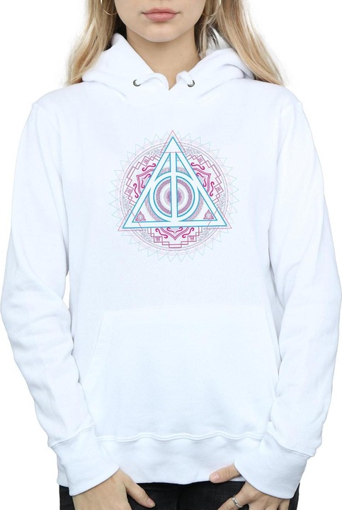 Produktbild Neon Deathly Hallows Kapuzenpullover (XXL)