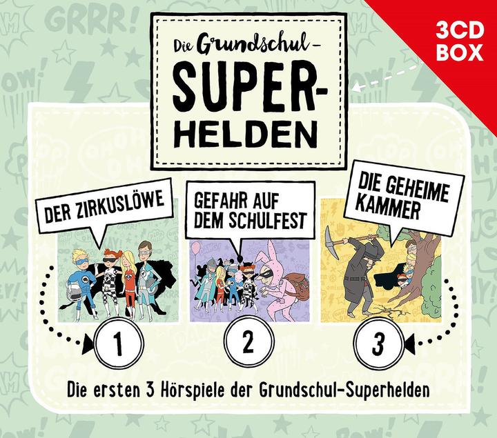 Produktbild Die Grundschul-Superhelden 3-Cd-Box Vol.1 (Deutsch)