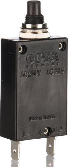 Image du produit E-T-A ETA Thermal Circuit Breaker - 2-5700 Single Pole 250V Voltage Rating Panel Mount, 25A Current Rating
