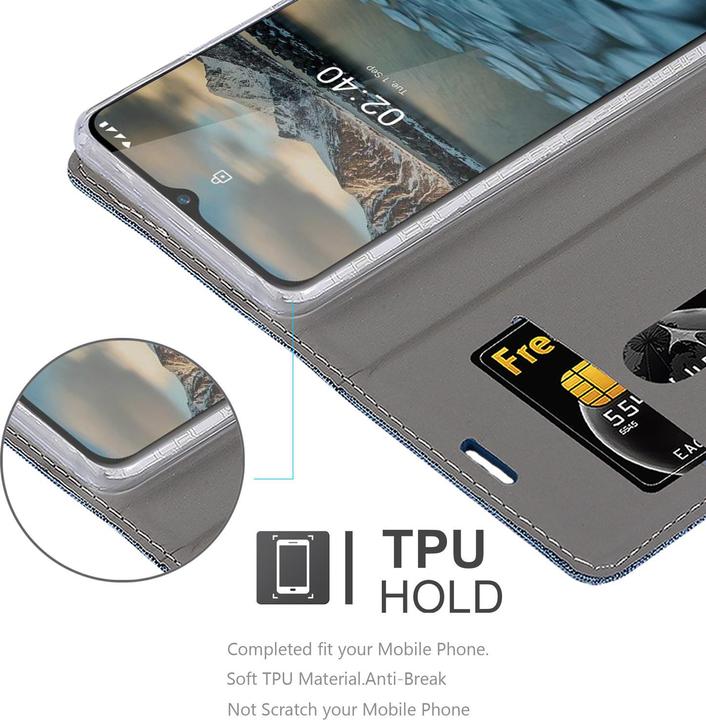 Actual product image Cadorabo Book Jeans Optics Cover (Nokia 2.4)
