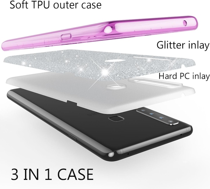 Image du produit Nalia Étui à paillettes (Samsung Galaxy A9)