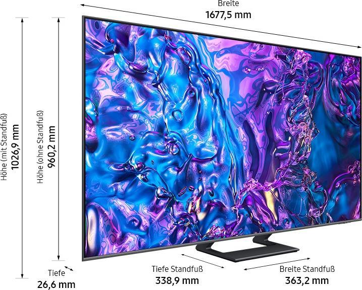 Image du produit Samsung GQ75Q72DATXZG - BlackFriday (75", QLED, 4K, 2024)