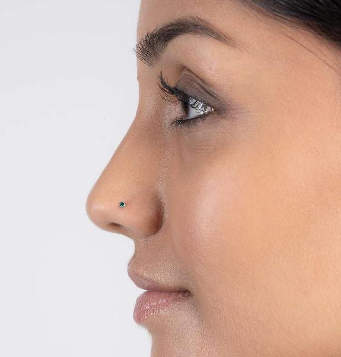 Image du produit Bijouteria Piercing nez (Acier inoxydable, Cristallin)