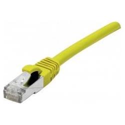 Générique Cat6A RJ45 Patch cable S/FTP TPE ecofriendly yellow GRS certified - 3m (S/FTP, CAT6, 3 m), Netzwerkkabel