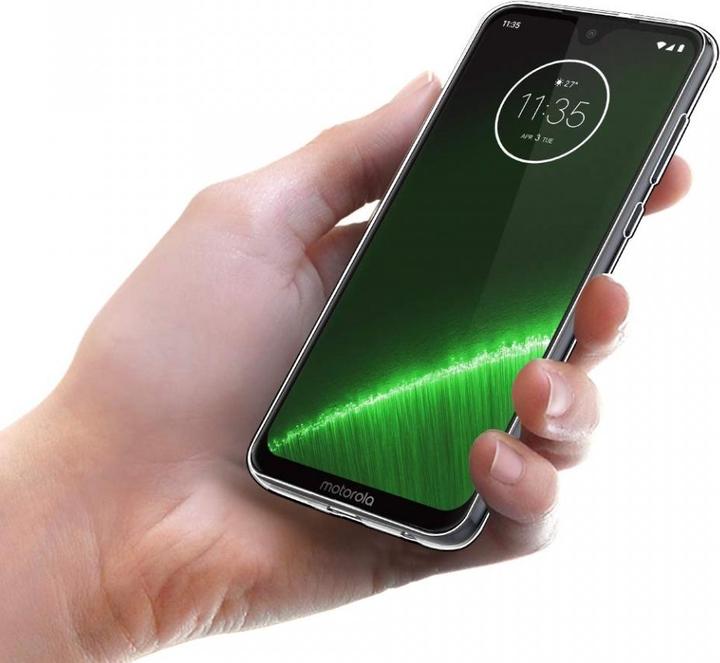 Actual product image Screenguard Motorola Moto G7 Plus Flexible TPU Clear Case (Motorola Moto G7 Plus)