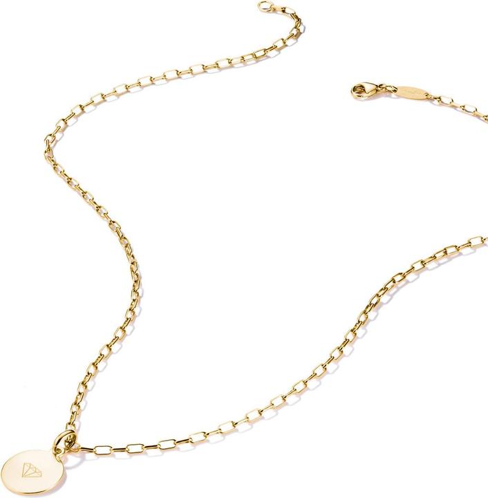 Immagine prodotto Thomas Sabo Charm Kette Paperclip vergoldet - KE2328-413-39-L45v (Argento 925)