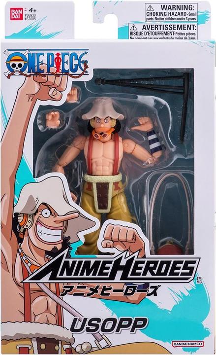 Actual product image Bandai ONE PIECE - Usopp - Figurine Anime Heroes 17cm