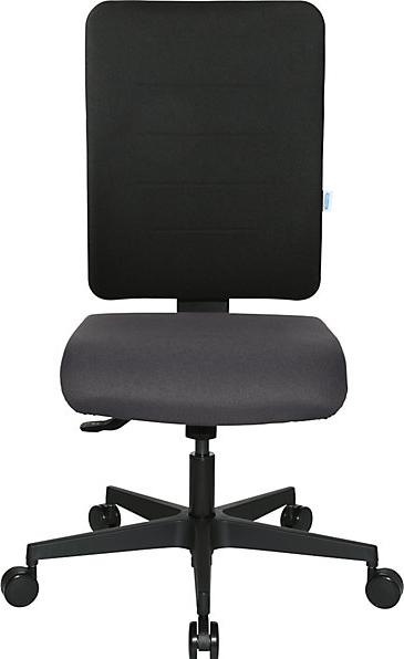 Produktbild eurokraft pro Bürodrehstuhl V1, Rückenlehne gepolstert, schwarz / anthrazit