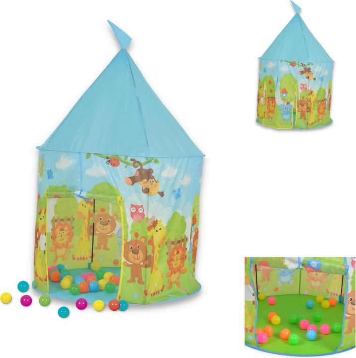 Moni Kinderspielzelt 2 in 1 Bällebad