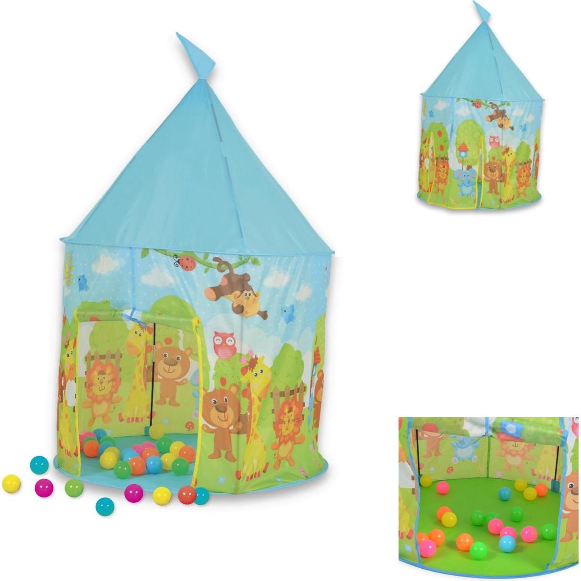 Moni Kinderspielzelt 2 in 1 Bällebad