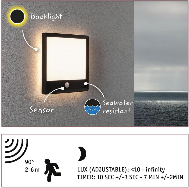 Produktbild Paulmann Panel Lamina (1100 lm, IP44)