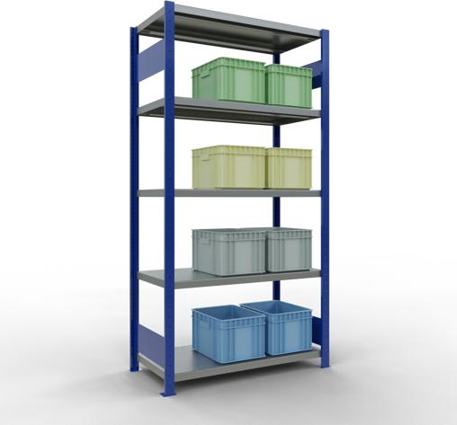 Actual product image Schulte Lagertechnik MULTIplus330 basic racking system with length ledgers