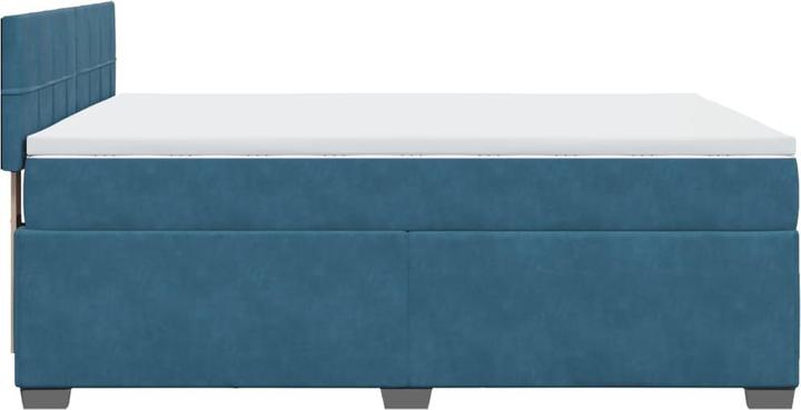 Actual product image vidaXL Bo x spring bed with mattress 160 x 200 cm velvet (160 x 200 cm)