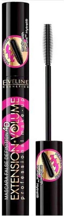 Produktbild Eveline Extension 4D Extreme Volume Mascara verdickende Wimperntusche Schwarz 10ml (Schwarz)