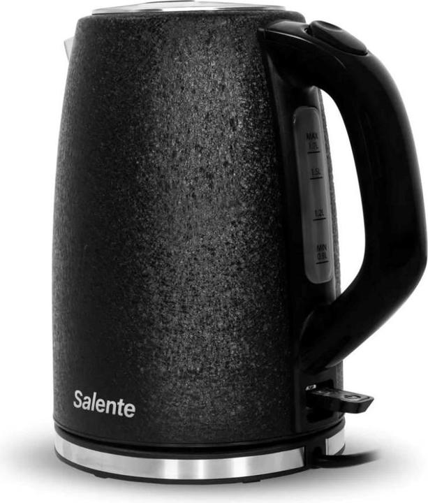 Image du produit Salente IceQueen, bouilloire à ébullition rapide 1.7 l, acier inoxydable, noir (1.70 l)