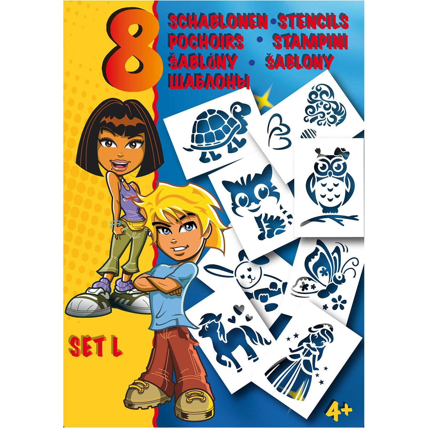 Malinos BloPens Schablonen Set L Sweeties / Girls