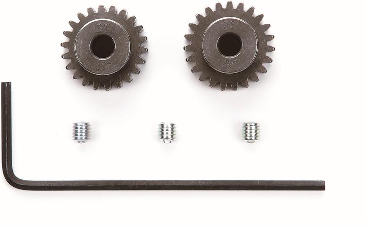 Tamiya DB-01/TRF501X Motor pinion 22/23Z 48DP