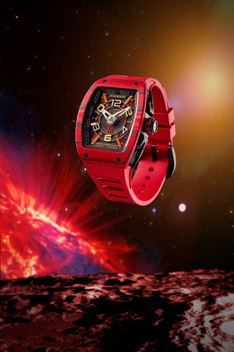 Actual product image Nubeo NB-6079-02 Parker Automatic Limited 44mm 3ATM men's watch