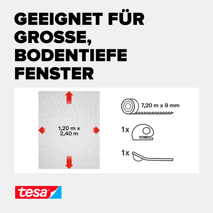 Image du produit tesa Écran volant Fenêtre COMFORT (120 x 240 cm)