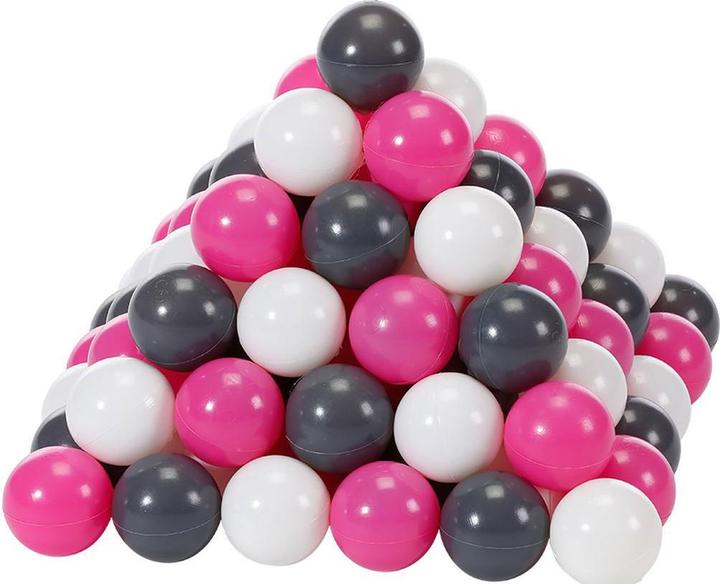 Produktbild Knorrtoys Bälleset ca. Ø6 cm - 300 balls/creme/grey/rose