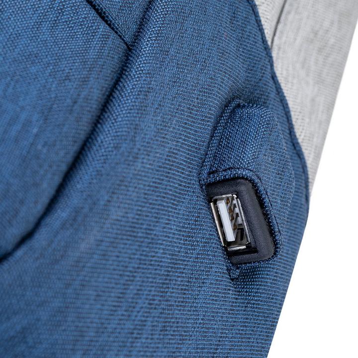 Produktbild Rivacase 7562 grey/dark blue anti-theft Laptop backpack 15.6 (15.60", Universal)