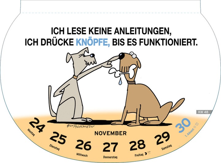 Immagine prodotto Heye Calendario illustrato Dumme Sprüche (21 x 29 cm, Copertina rigida, Tedesco)