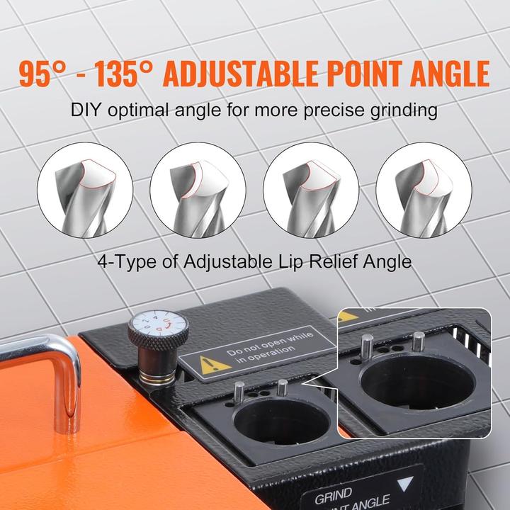 Actual product image Vevor Drill Bit Sharpener