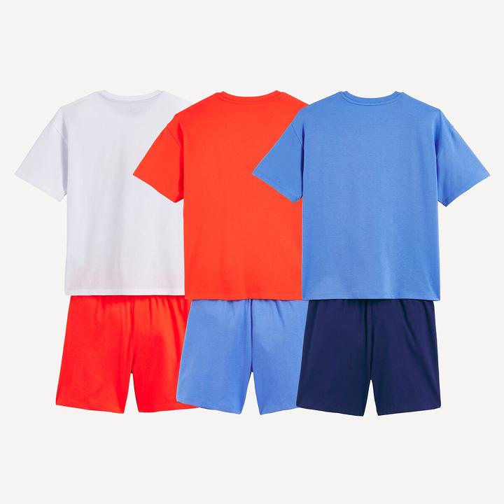 Produktbild La Redoute Collections 3er-Pack Pyjashorts aus Baumwolle (92)